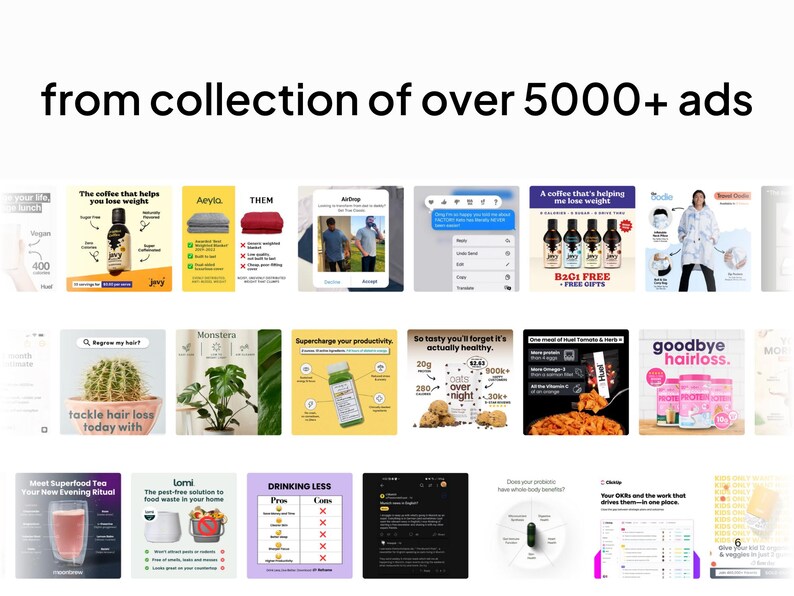 4600 Scroll-stopping Static Ads for every Niche. Plug-n-Play