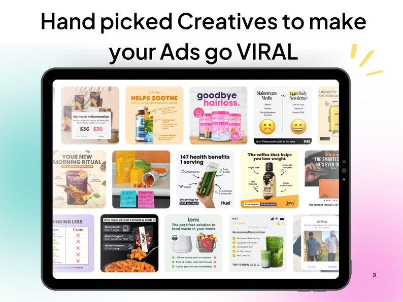 4600 Scroll-stopping Static Ads for every Niche. Plug-n-Play